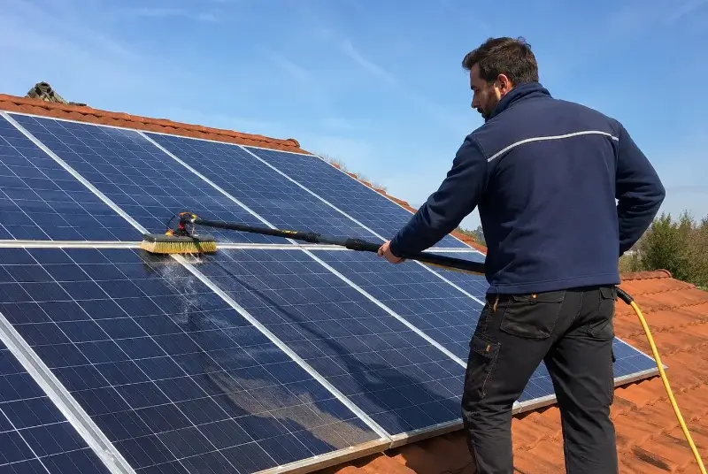 Nettoyage et entretien de panneaux solaires à Fenouillet